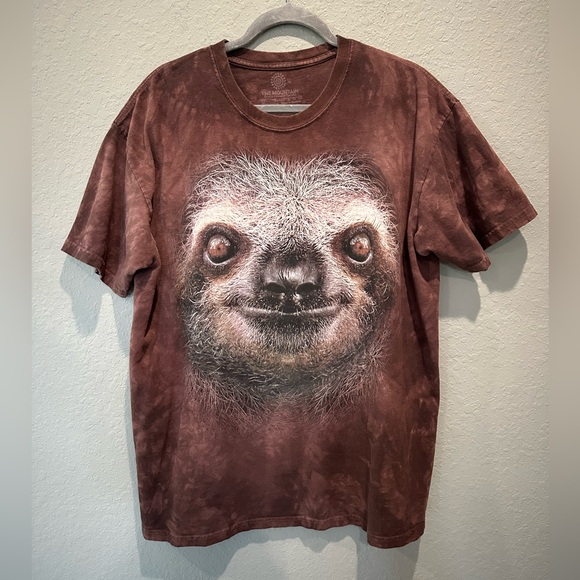 The Mountain Other - The Mountain Sloth Men’s Graphic T Shirt Sz XL EUC